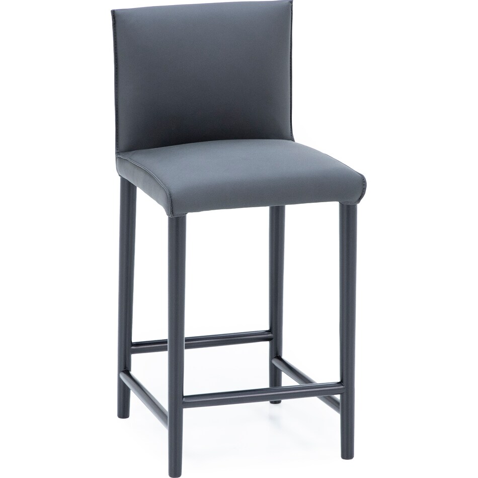 porter design charcoal inch & over bar seat stool   