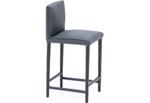 porter design charcoal inch & over bar seat stool   