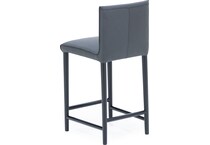 porter design charcoal inch & over bar seat stool   