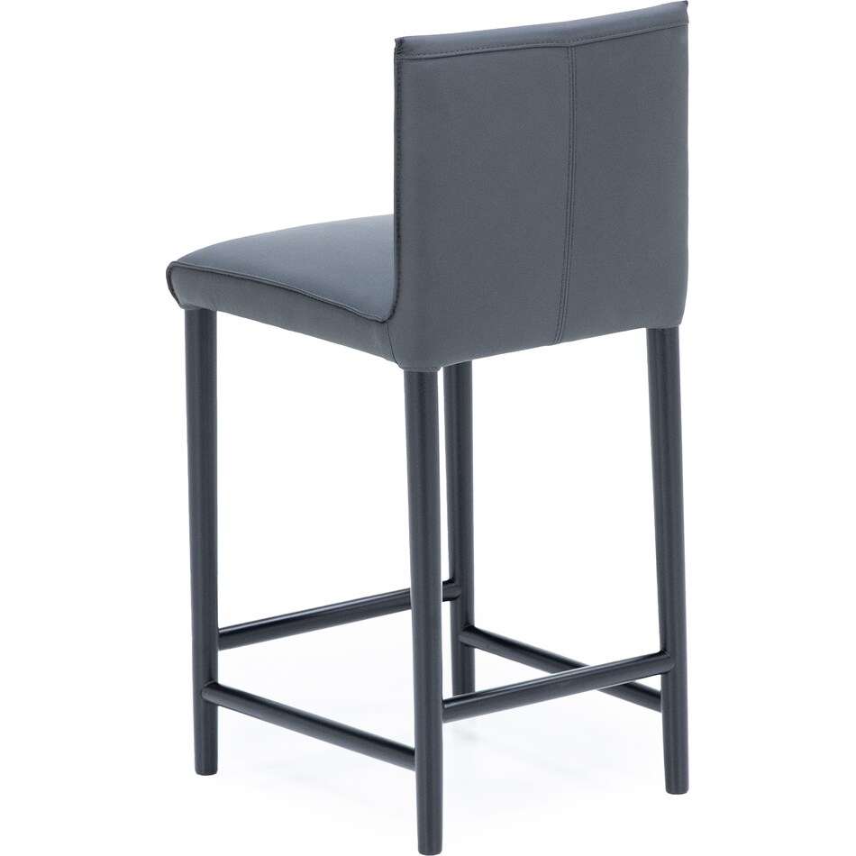 porter design charcoal inch & over bar seat stool   