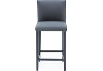 porter design charcoal inch & over bar seat stool   
