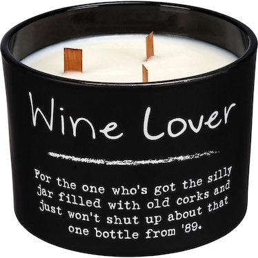 Wine Lover Lavender Candle 3.5"W x 4.5"H