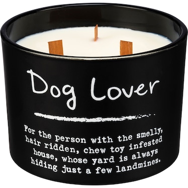 Dog Lover Sea Salt Candle 3.5"W x 4.5"H