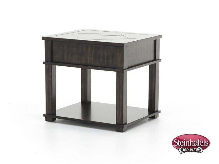 prog brown end table  image   