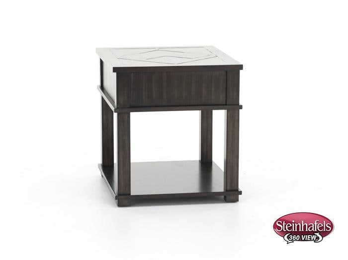 prog brown end table  image   