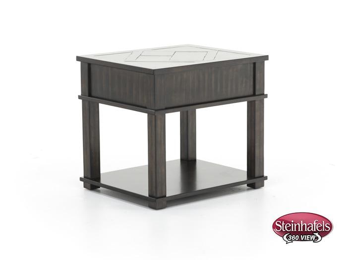 prog brown end table  image   