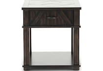 prog brown end table   