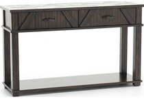 prog brown sofa table   