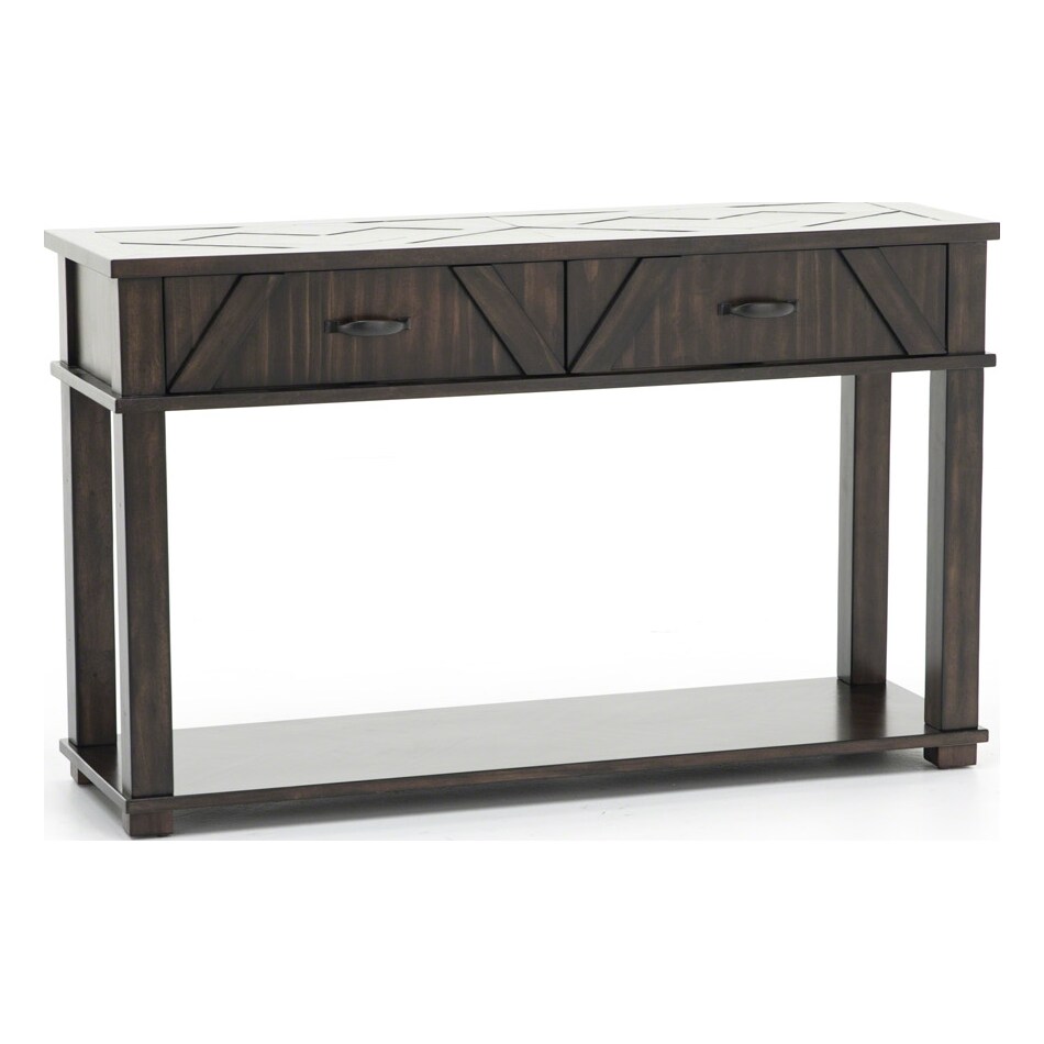 prog brown sofa table   