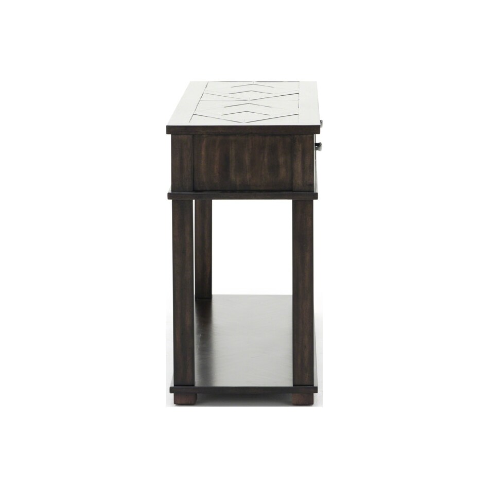 prog brown sofa table   