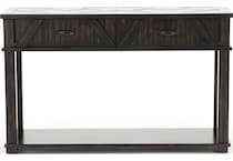 prog brown sofa table   