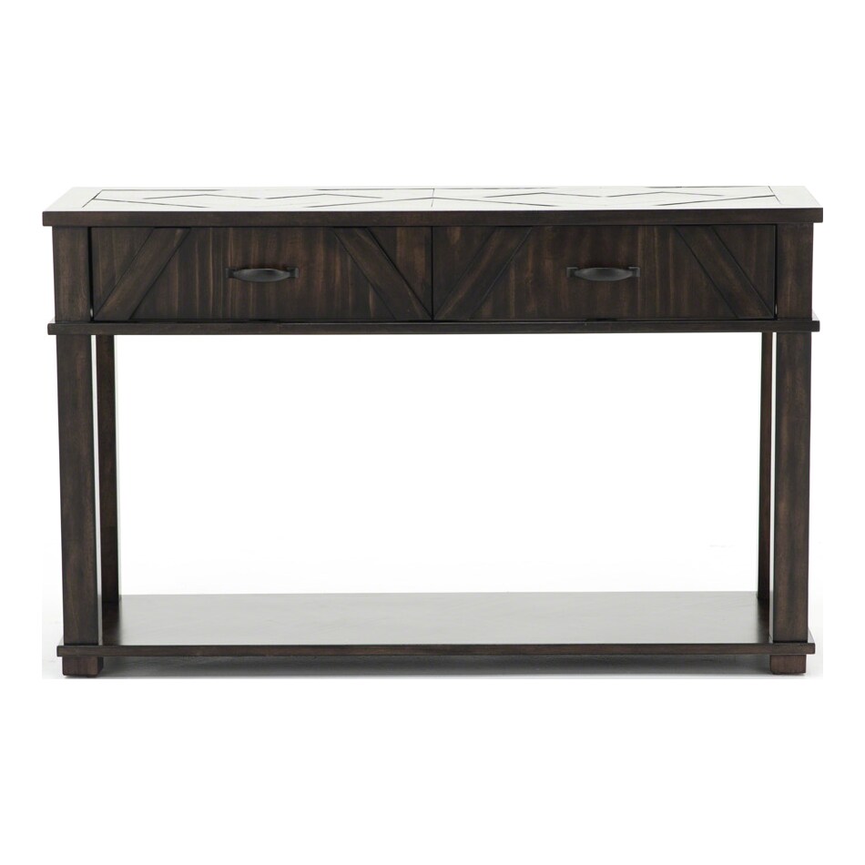 prog brown sofa table   