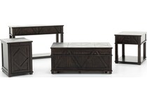 prog brown sofa table   