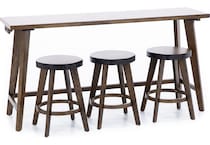 prog brown sofa table dak  