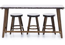 prog brown sofa table dak  