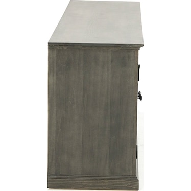 Hamilton 74" Storm Grey Entertainment Console