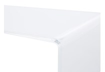 prog white cocktail table cryst  