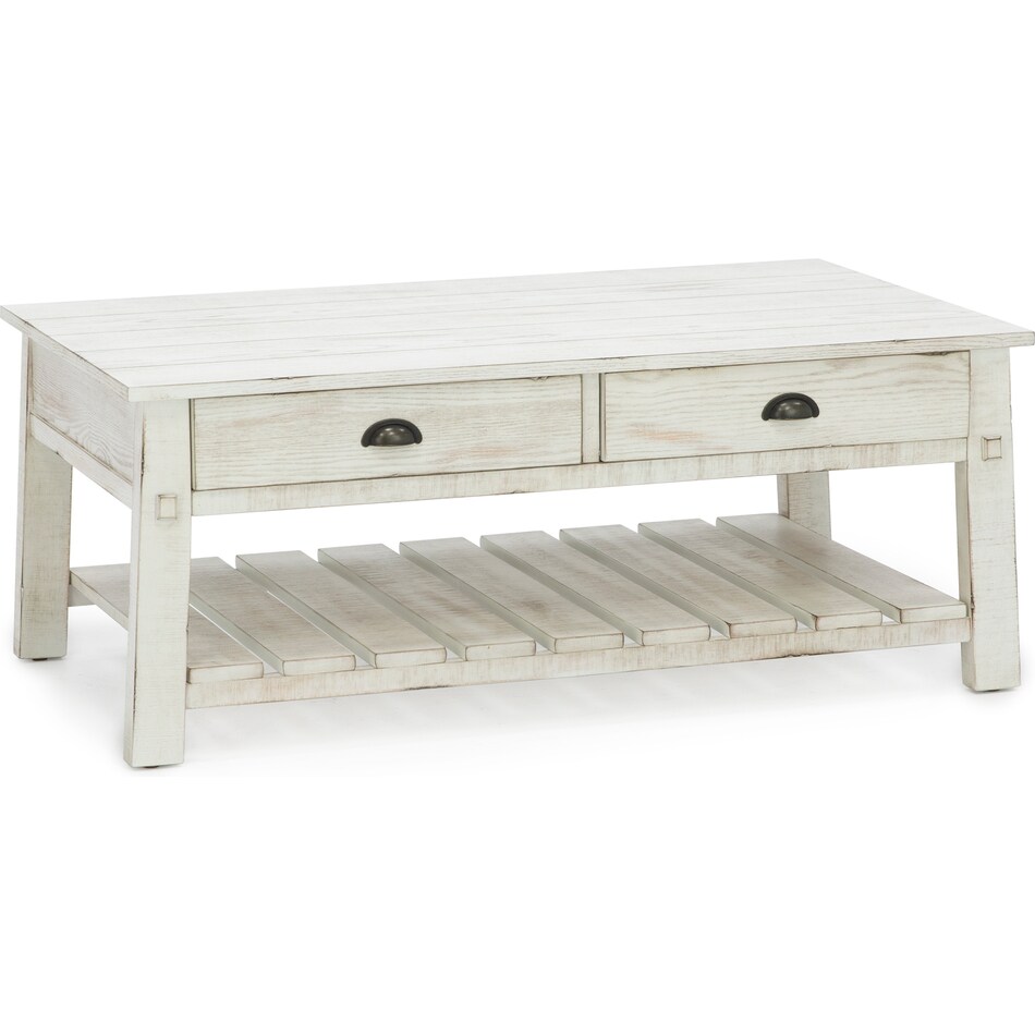 prog white cocktail table   