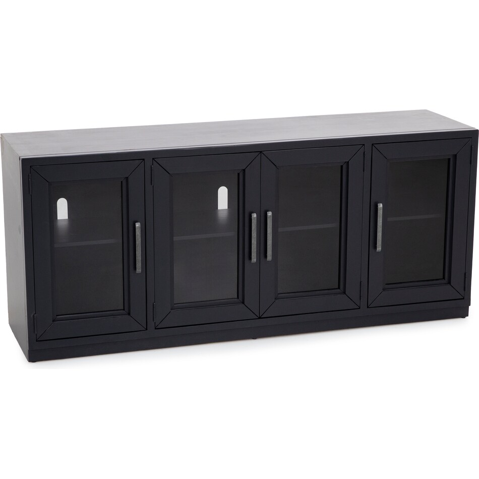 progressive furniture inc black console nbl  
