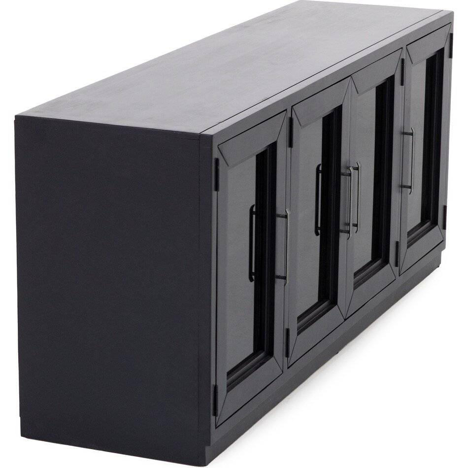 progressive furniture inc black console nbl  