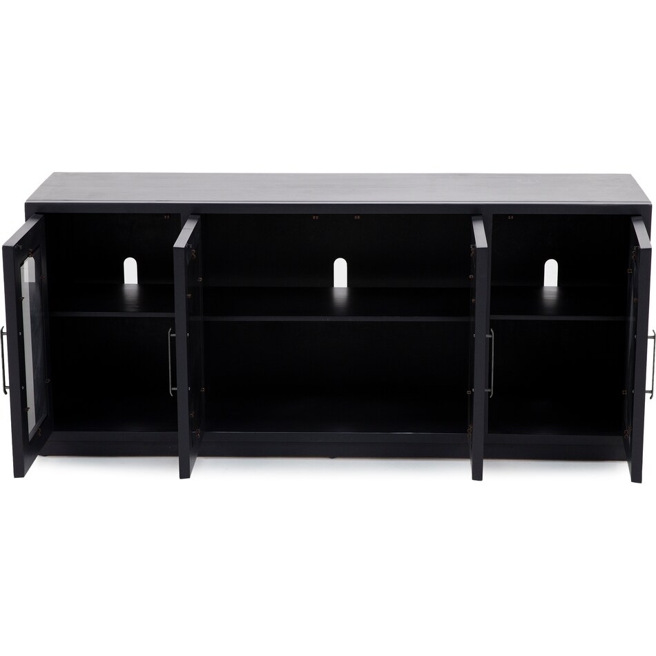 progressive furniture inc black console nbl  
