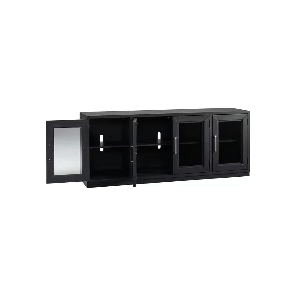 progressive furniture inc black console nbl  
