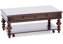 progressive furniture inc brown cocktail table mnt  