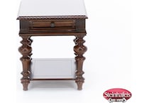 progressive furniture inc brown end table  image mnt  