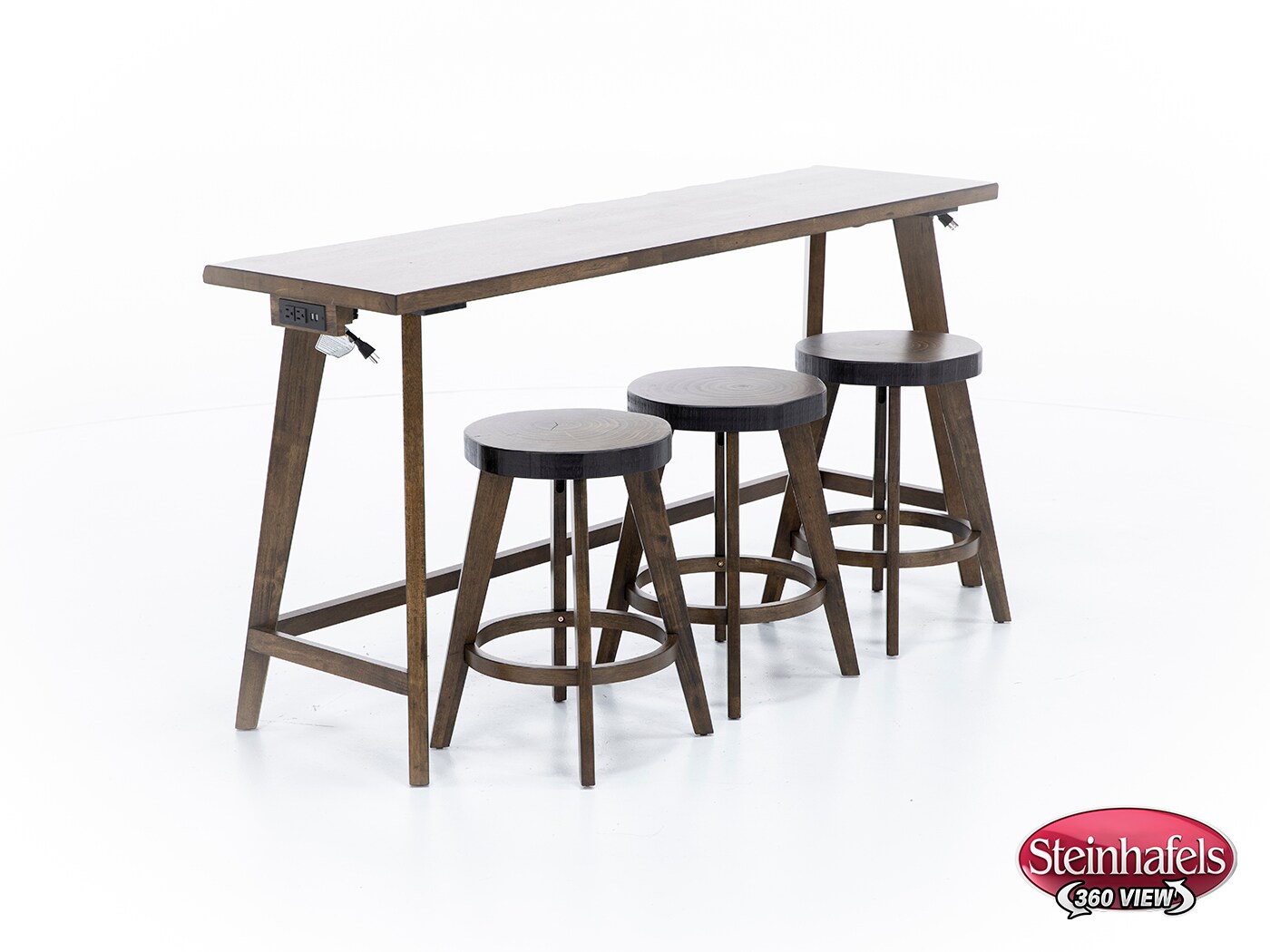 progressive furniture inc brown sofa table  image dak  