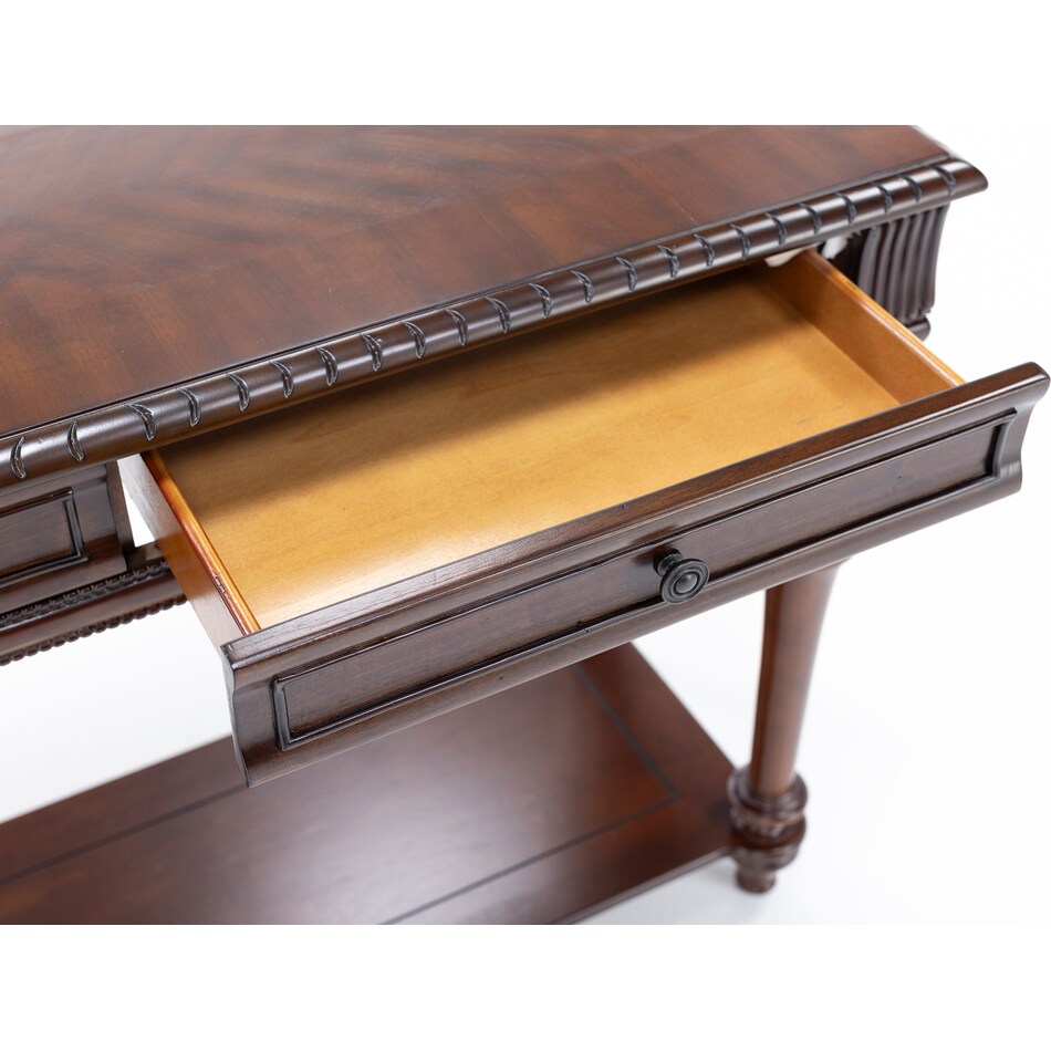 progressive furniture inc brown sofa table mnt  