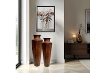 prom brown jar vase bowl plate   