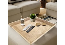 prom brown ottoman tray   