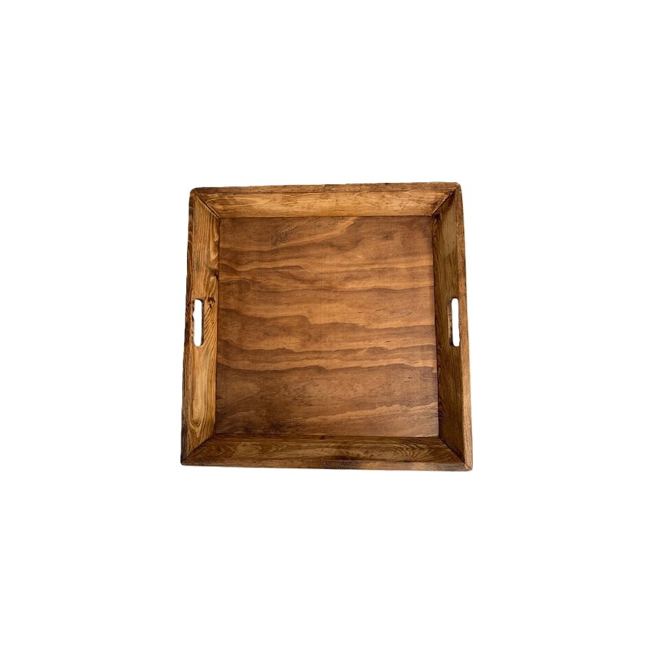 prom brown ottoman tray   