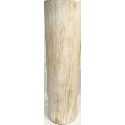 Small Alder Cylinder Ceramic Floor Vase 10"W x 38"H