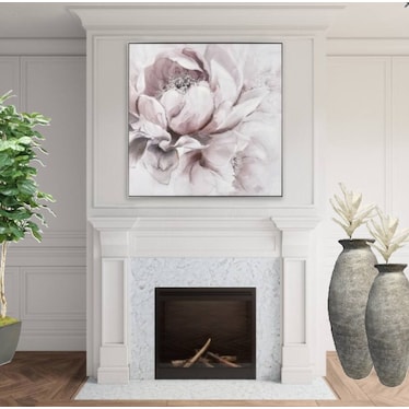 Large Stone Liso Ceramic Floor Vase 14"W x 42"H