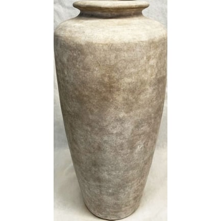 Large Sand Japon Ceramic Floor Vase 14"W x 37"H