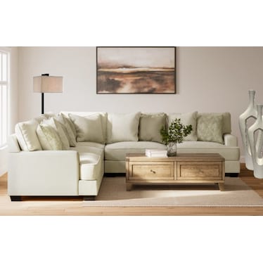 Medium White Ceramic Floor Vase 15"W X 52"H