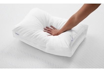 purple white pillows   