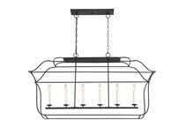 quoizel reflections black chandelier   