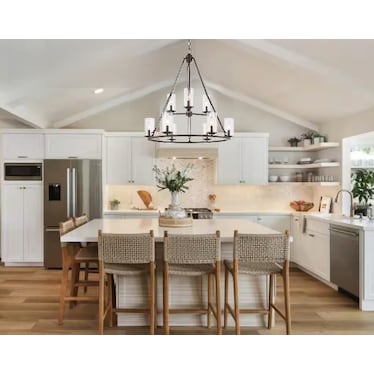 Buchanan Rods Chandelier 30"W x 33"D x 33"H