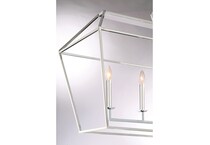 quoz silver chandelier   