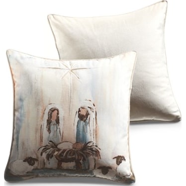 Holy Family Poly Pillow 18"W x 18"H