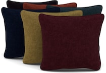 rchd aubergine   palm   teal   wine   ink   paprika pillows z  