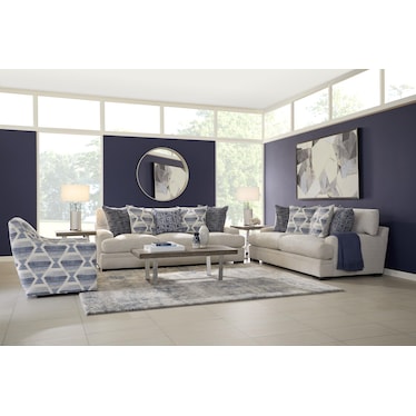 Braxton Apartment Sofa in Ceramic