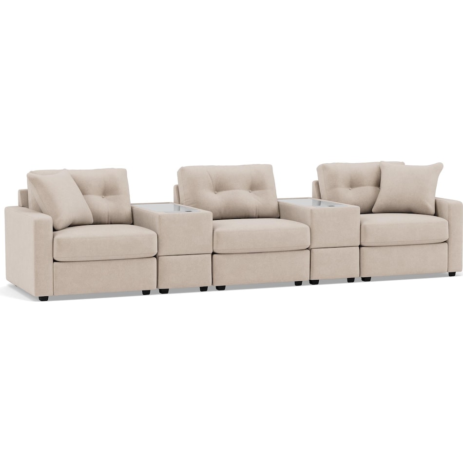 rchd beige mtn fab sectional pkg