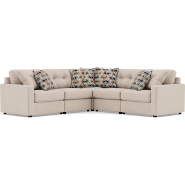 Modular One 7-Pc. Sectional in Stone