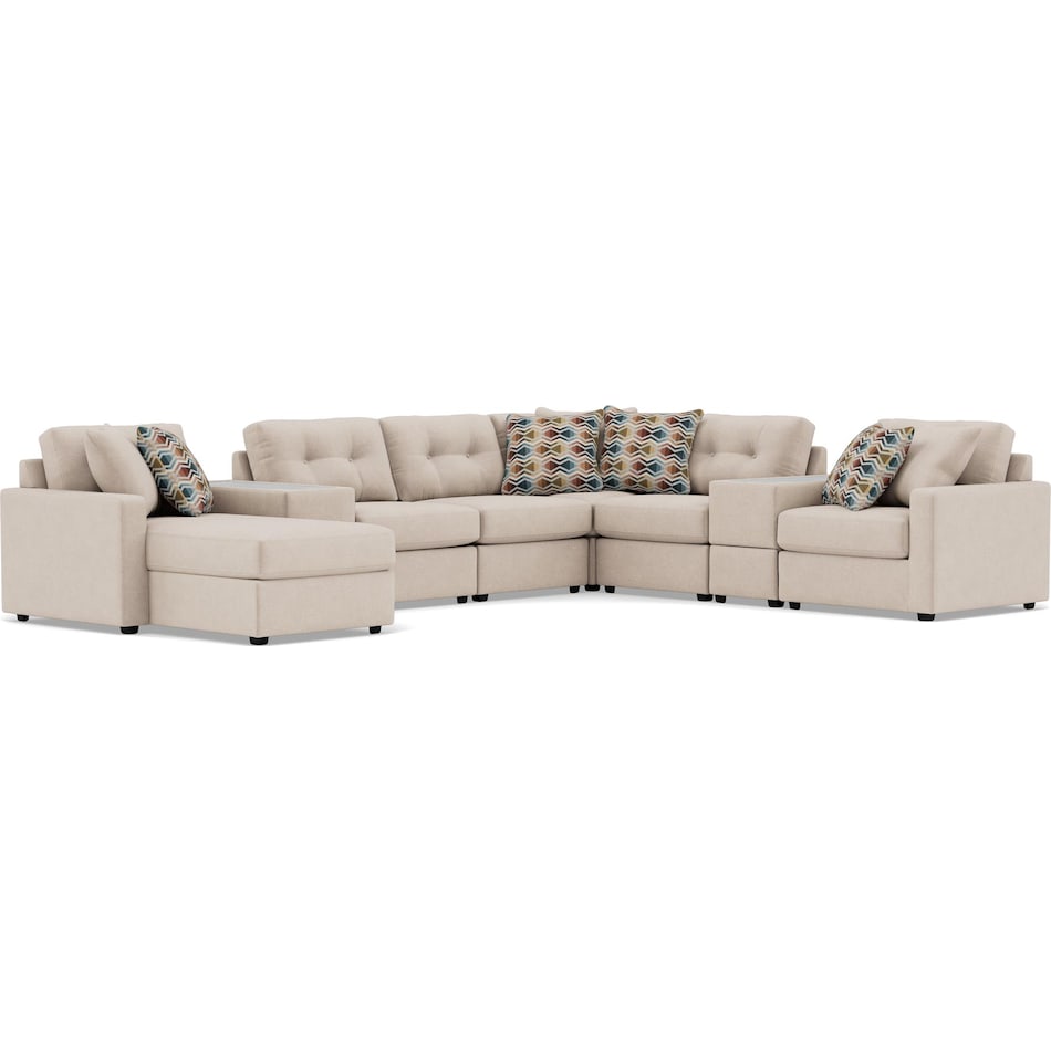 rchd beige sta fab sectional pieces pkg