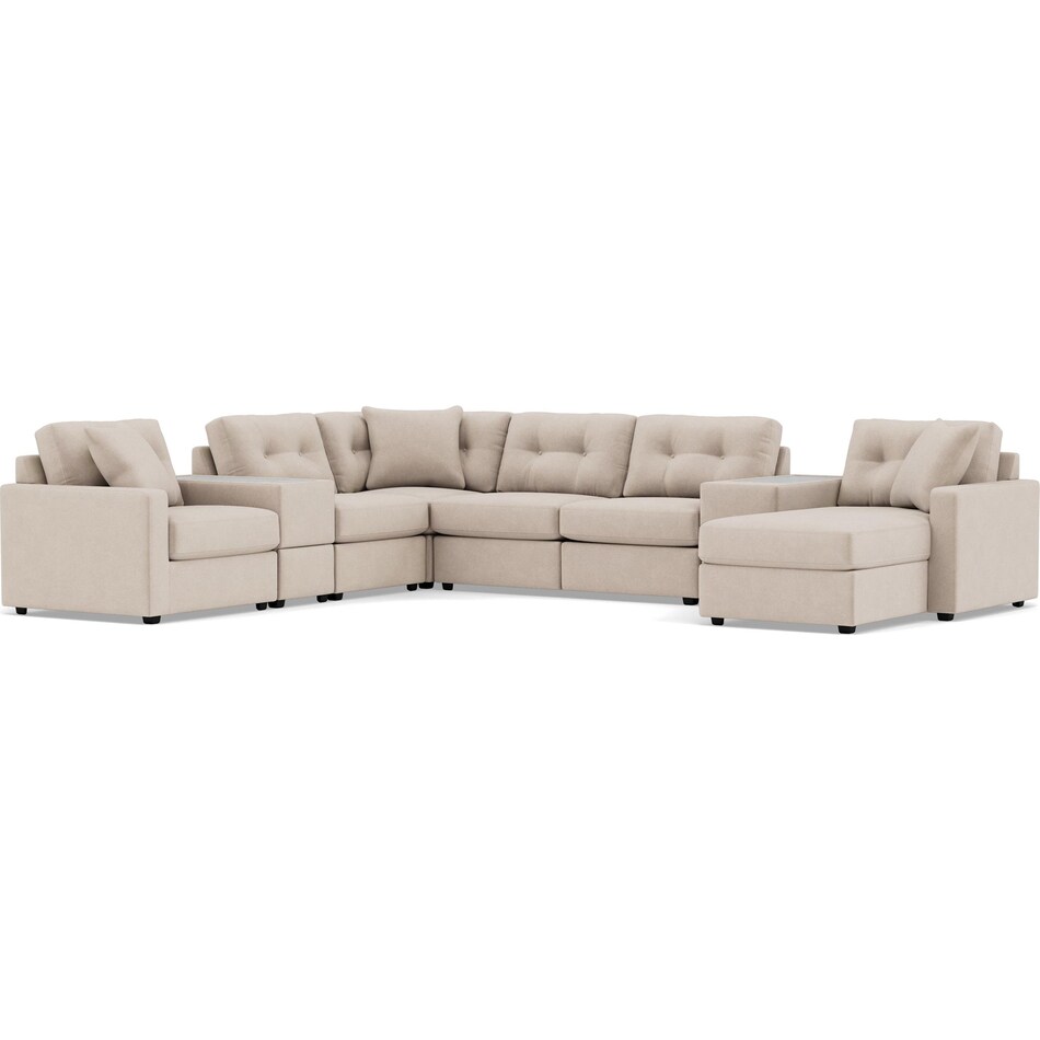rchd beige sta fab sectional pieces pkg  
