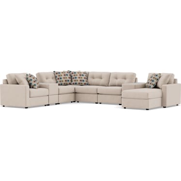 Drew & Jonathan Home Modular One 10-Pc. Sectional With Two Media Consoles