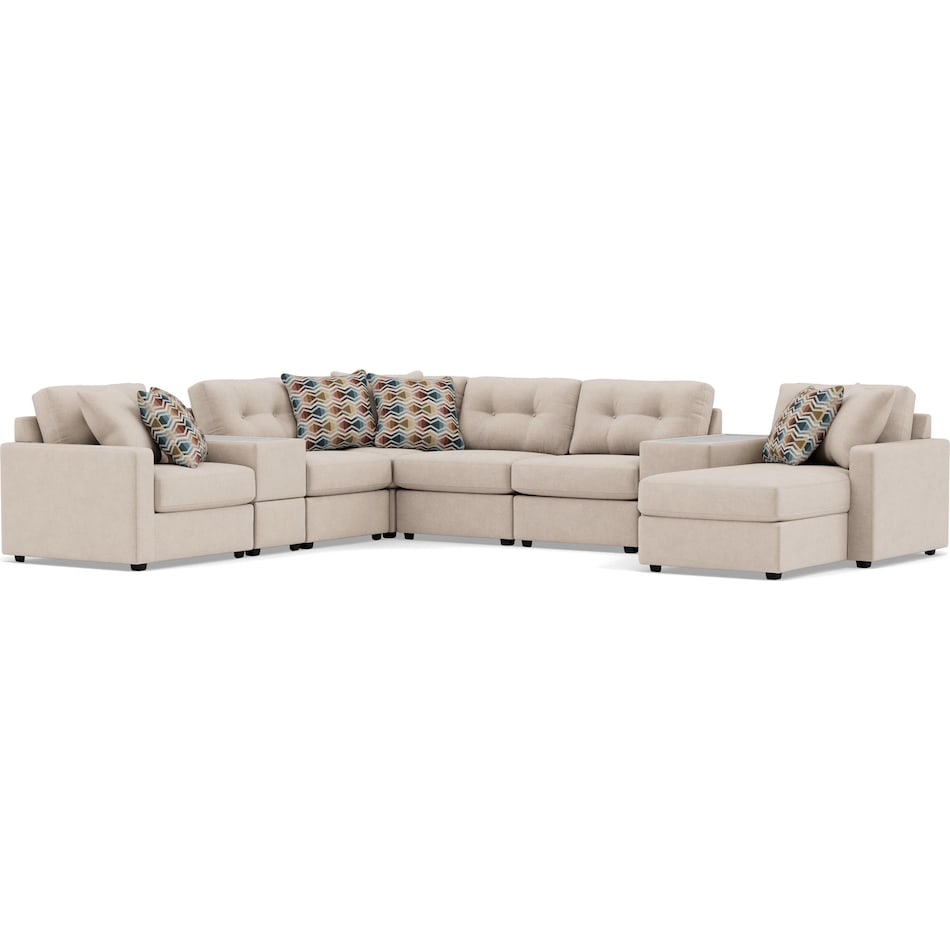rchd beige sta fab sectional pieces pkg  